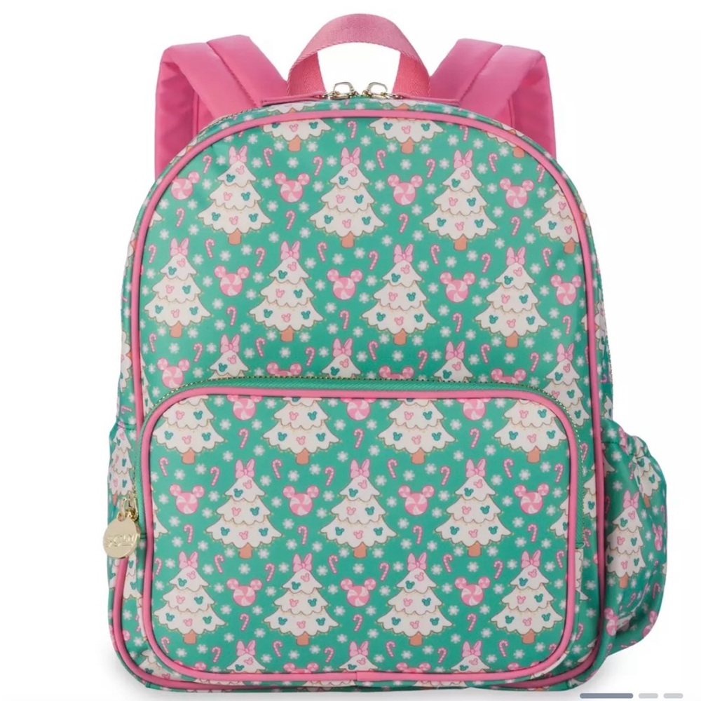 Stoney Clover Lane Mickey and Minnie Mouse Icon Holiday Backpack
